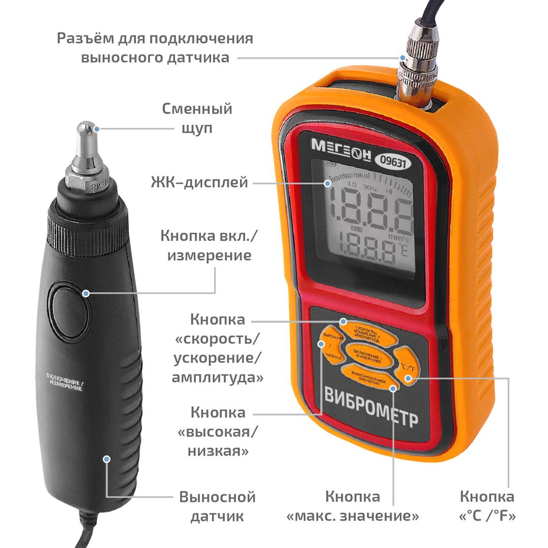 МЕГЕОН 09631 Измеритель вибрации (виброметр)