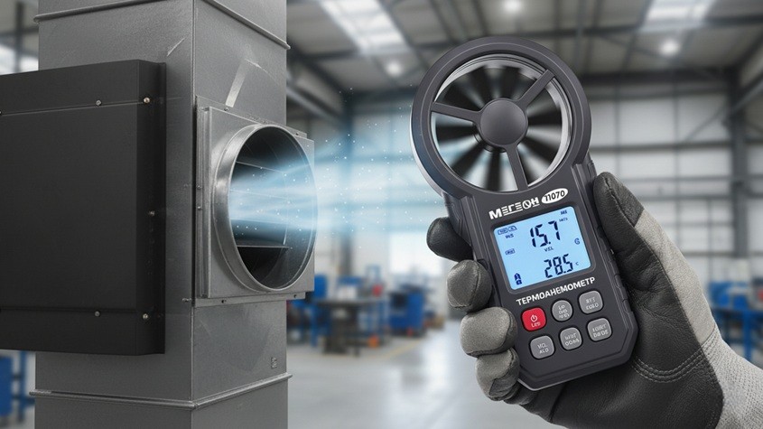 МЕГЕОН 11070: Новый флагман цифровых термоанемометров