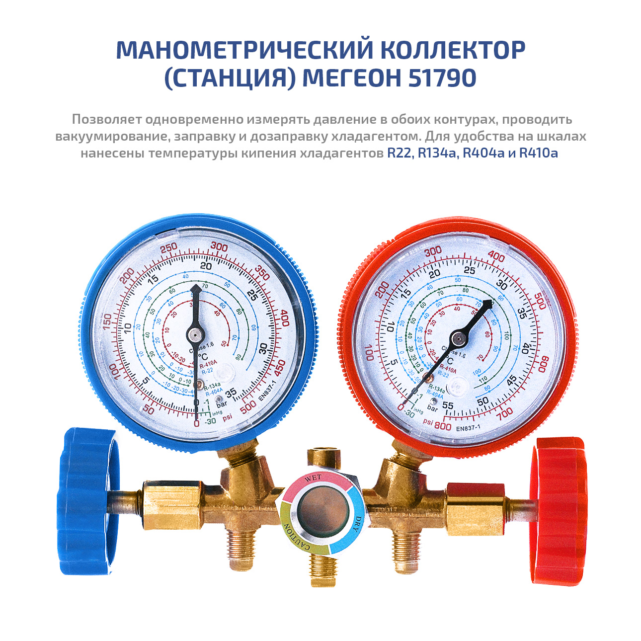 МЕГЕОН 51790 Манометрический коллектор (станция)