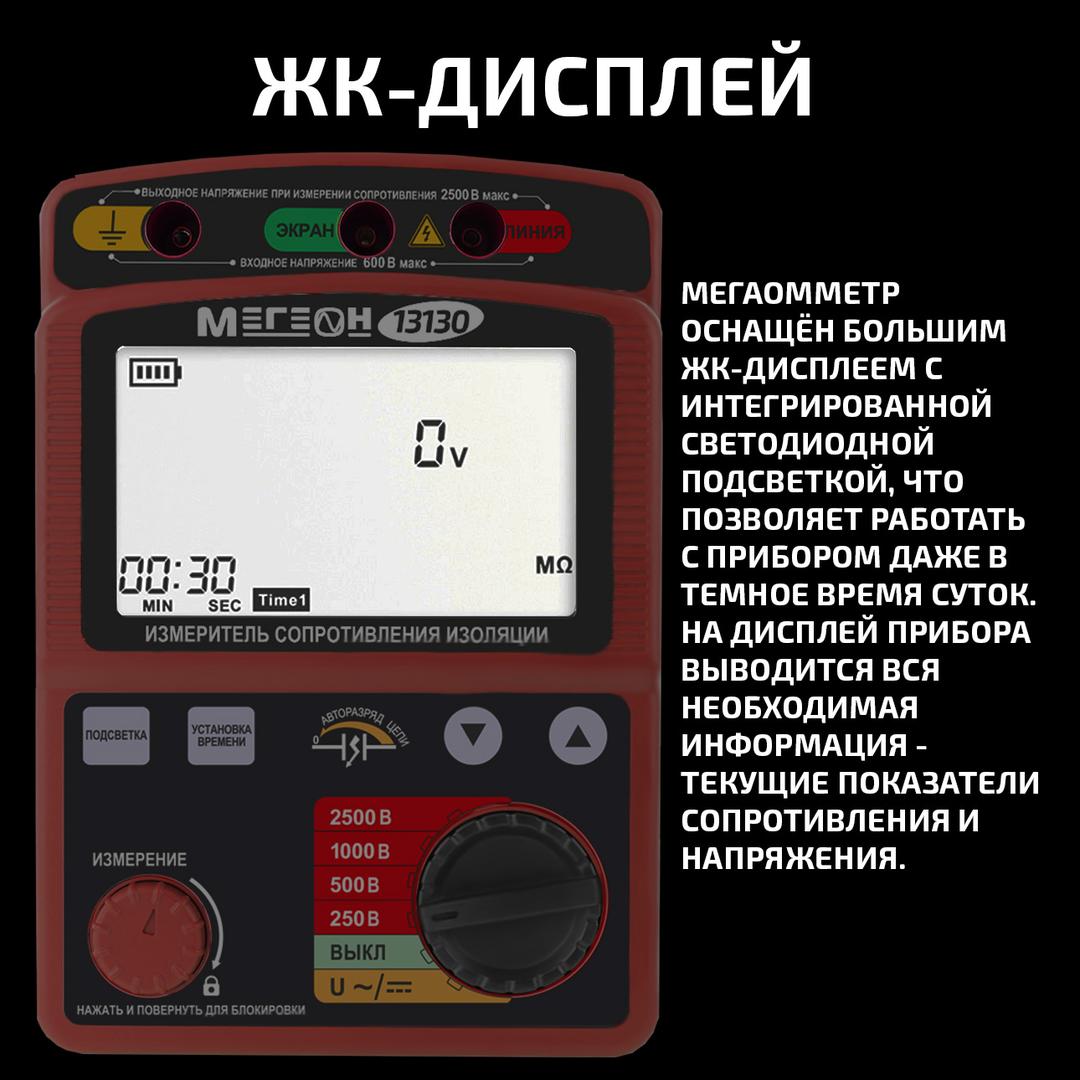 МЕГЕОН 13130 Мегаомметр