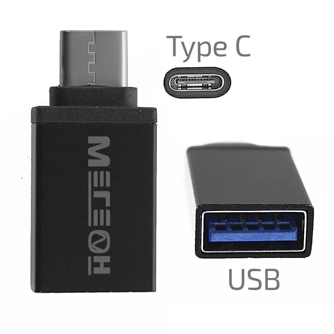 МЕГЕОН 33201К (USB-A мама - USB-C папа) Переходник