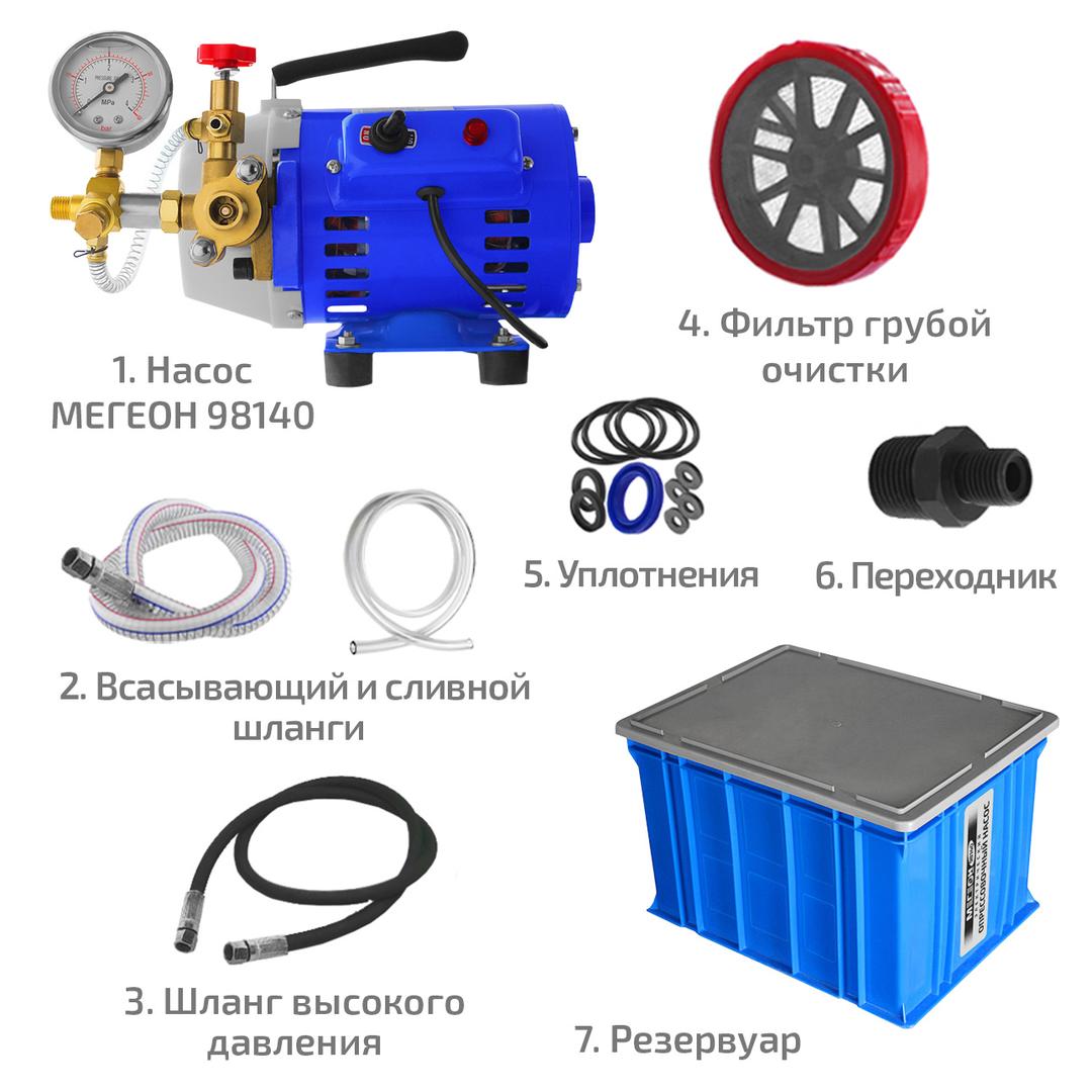 МЕГЕОН 98140 Электрический опрессовочный насос