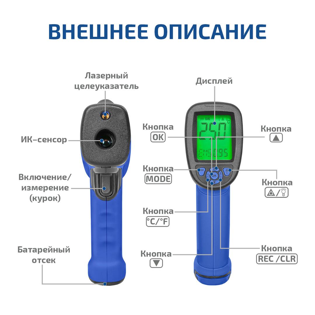 МЕГЕОН 16650 Пирометр инфракрасный
