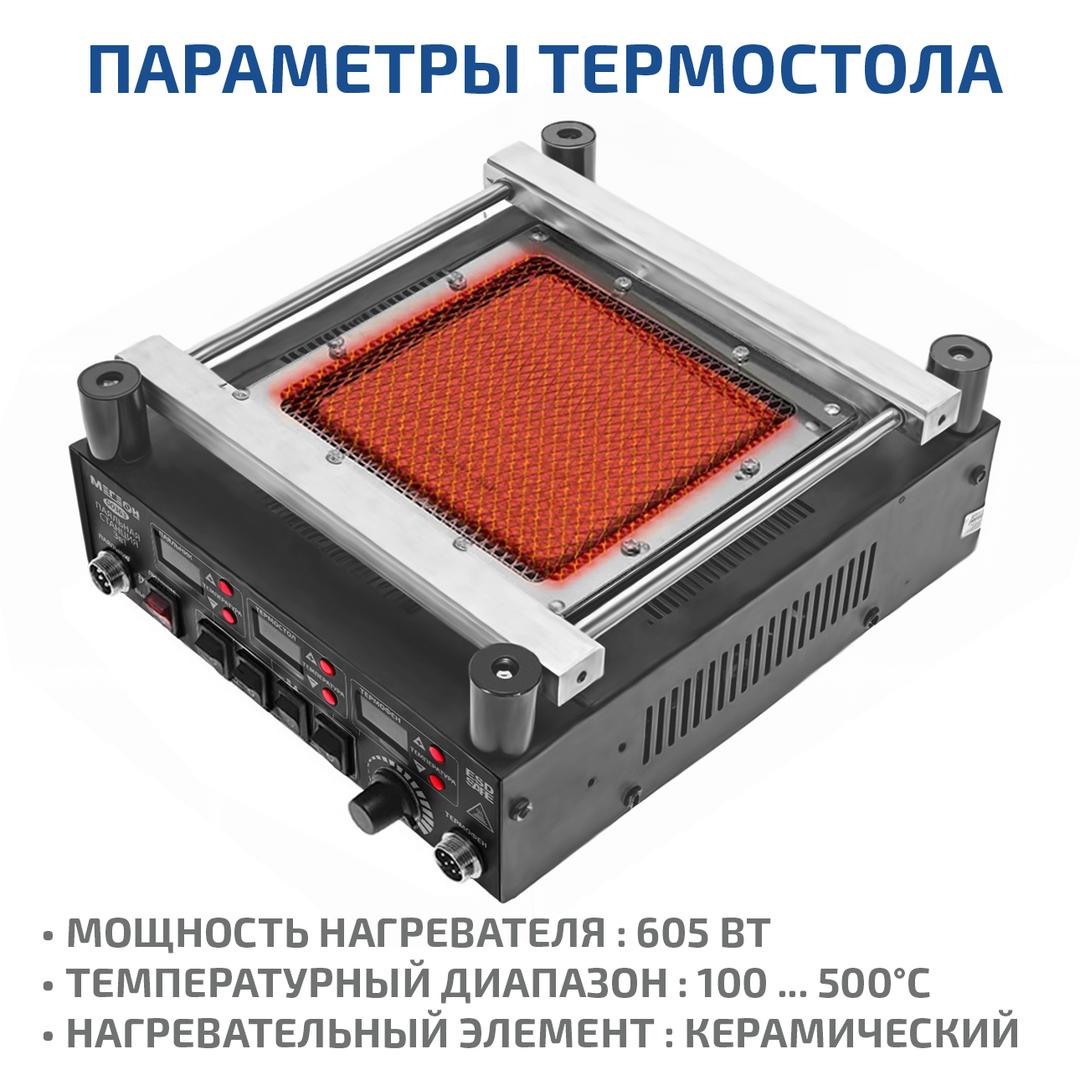 МЕГЕОН 00363 Цифровая паяльная станция 3 в 1
