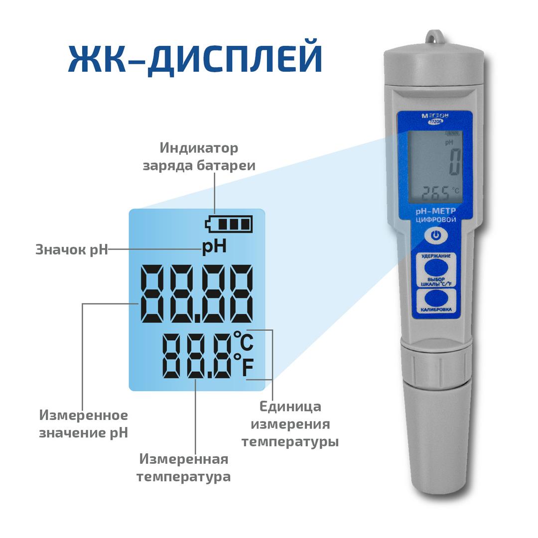 МЕГЕОН 17206 PH-метр цифровой