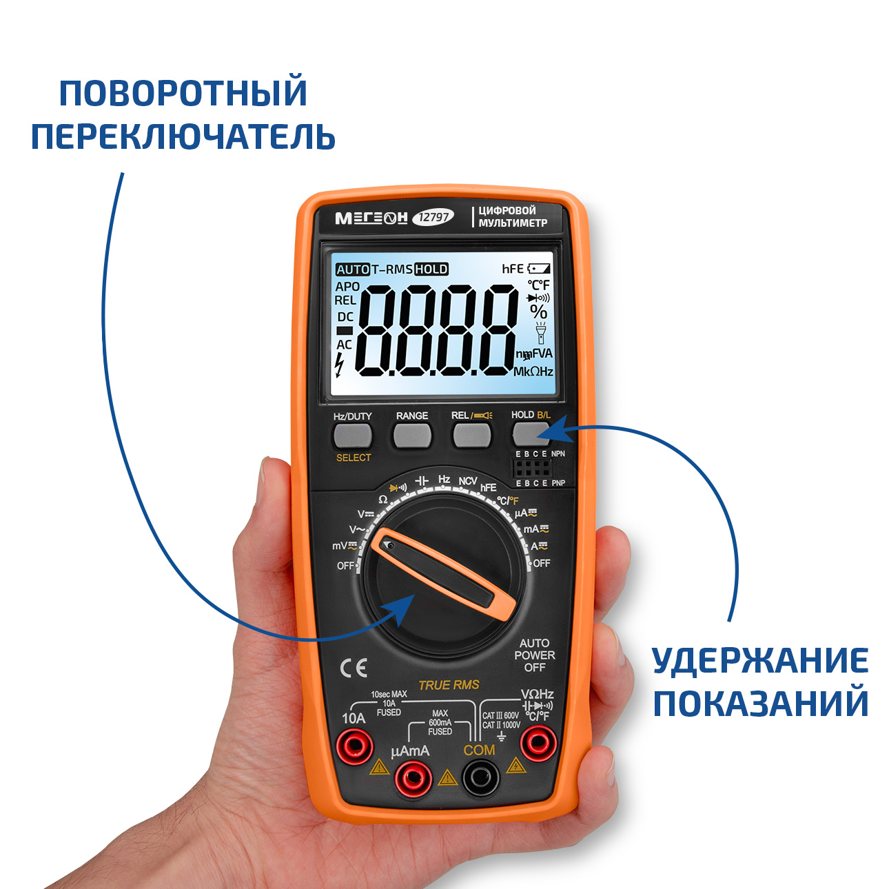 МЕГЕОН 12797 Цифровой мультиметр