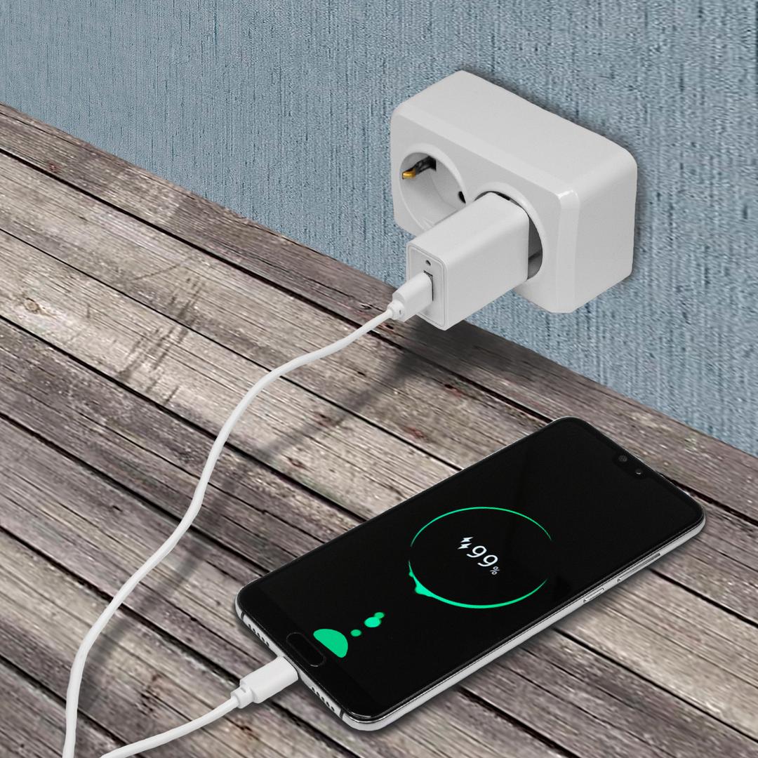 МЕГЕОН 77901K9 Зарядное устройство с кабелем USB type C