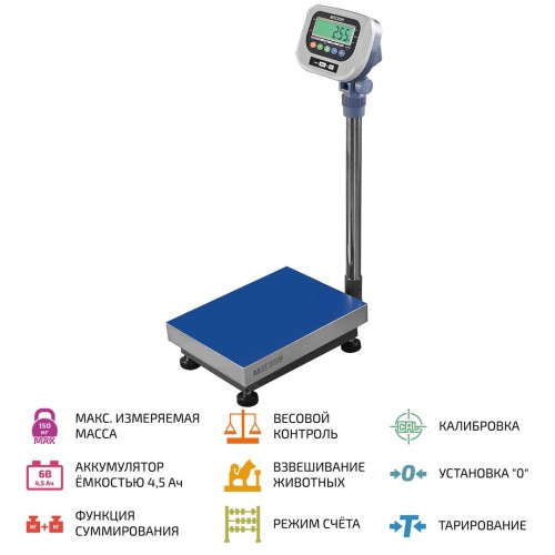 МЕГЕОН 50415W Весы напольные