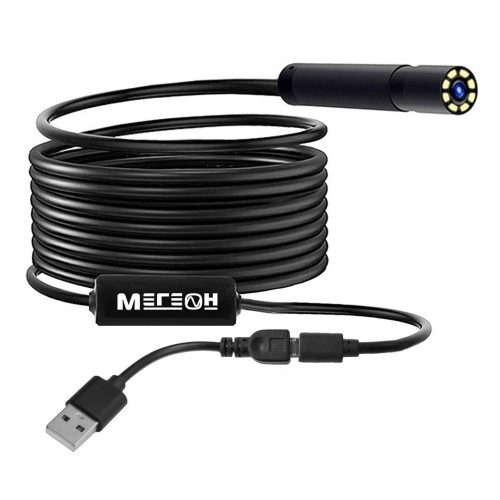 МЕГЕОН 33022 Полужесткий эндоскоп-видеоскоп microUSB 2м фото